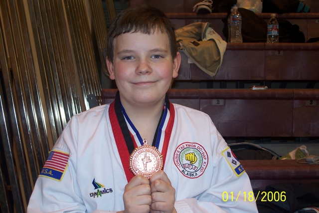 Austin's First Medal